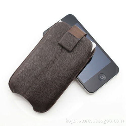 Cases for iPhone 4, Made of Lychee Vein PU with Embossing S-letter and Magnetic Button